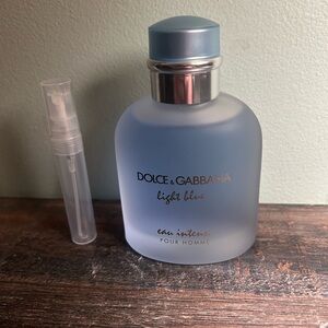 Dolce & Gabbana Light Blue Eau Intense 5 ML Decant/Sample